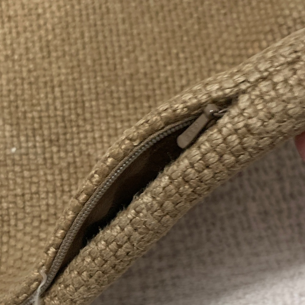 Restoration Hardware brown linen Accent Pillow cover - Picture 6 of 7